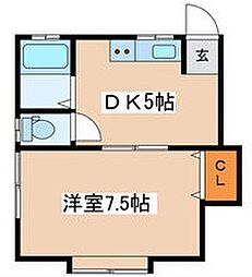間取図画像 1DK