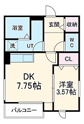 間取図画像 1DK