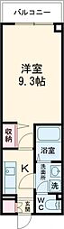 フィネストリーノ水戸南町 1Kの間取図画像