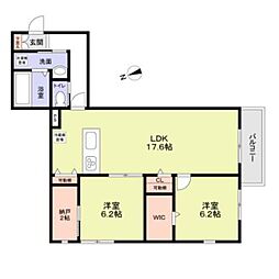 間取図画像 2SLDK