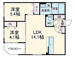 グラン今里NORTH 2階/201