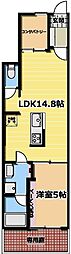 間取図画像 1LDK