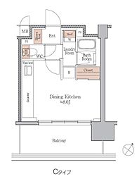 間取図画像 ワンルーム
