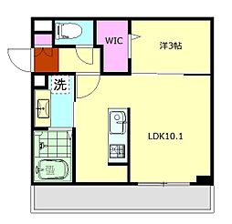 SING WITH ME 1LDKの間取図画像