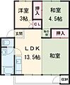 富士見町団地25号棟5階5.5万円
