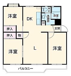 間取図画像 3LDK