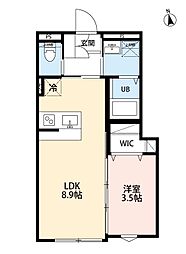 間取図画像 1LDK