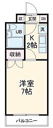 間取図画像 1K
