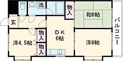 間取図画像 3DK
