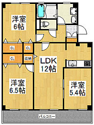 間取図画像 3LDK