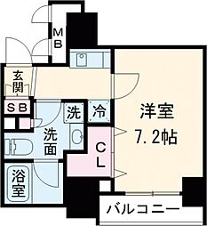 間取図画像 1K