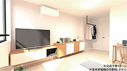 ブリリアパーク 202 2階1Kのリビング/ダイニング