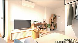 ブリリアパーク 302 3階1Kのリビング/ダイニング