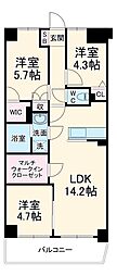 間取図画像 3LDK