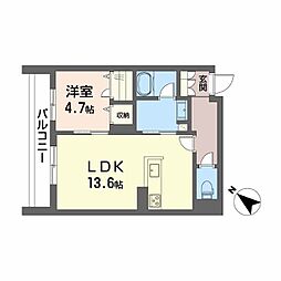 間取図画像 1LDK