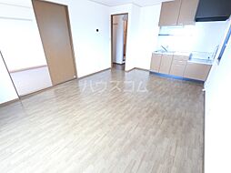 東武桐生線 阿左美駅 徒歩18分の賃貸アパート 1階2LDKのリビング/ダイニング