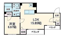 Grand ete 1LDKの間取図画像