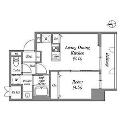 ブロード服部天神駅前レジデンス 3階/301