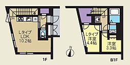 CREAL新高円寺 2LDKの間取図画像