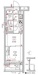 クレイシアIDZ大泉学園 2Kの間取図画像