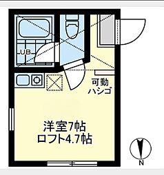 H&S横浜山手 ワンルームの間取図画像