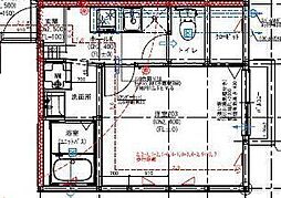 KASUKABE HIGASHI TERRACE 1Kの間取図画像