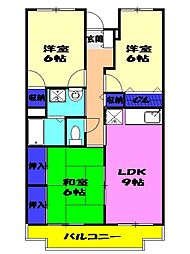 ソイ・コート・幕張 3DKの間取図画像