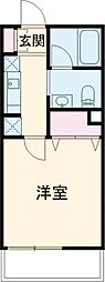 JR総武線 平井駅 徒歩9分の賃貸アパート 2階1Kの間取り