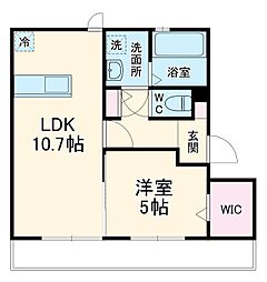 JR総武線 幕張駅 徒歩12分の賃貸アパート 1階1LDKの間取り