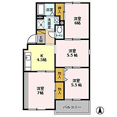 物件の間取り