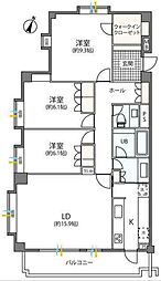間取図画像 3LDK