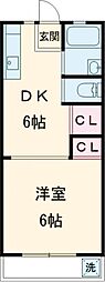 間取図画像 1DK