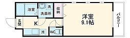JR総武線 幕張駅 徒歩3分の賃貸マンション 1階1Kの間取り