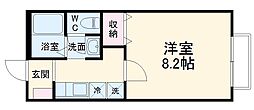 間取図画像 1K