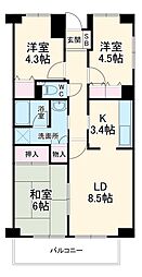 間取図画像 3LDK