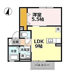 エミネンス 1LDKの間取図画像