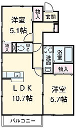 宇頭駅 6.6万円