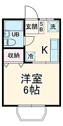 間取図画像 1K