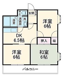 間取図画像 3DK