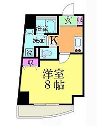 JR常磐線 金町駅 徒歩10分の賃貸マンション 7階1Kの間取り