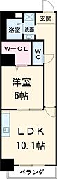 名古屋市営桜通線 高岳駅 徒歩12分の賃貸マンション 5階1LDKの間取り