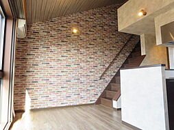 樽見鉄道 北方真桑駅 4.7kmの賃貸アパート 2階1SLDKのリビング/ダイニング