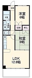 センチュリーパーク正保1番館 2LDKの間取図画像