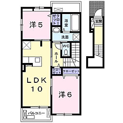 ブリーズ 2LDKの間取図画像