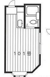 ライブコア石神井台 ワンルームの間取図画像