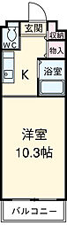 VIPIN太平洋ノースヒルズ 1Kの間取図画像