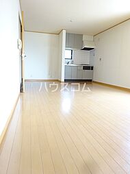 JR常磐線 新松戸駅 徒歩13分の賃貸アパート 2階2LDKのリビング/ダイニング