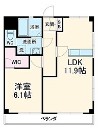 間取図画像 1LDK