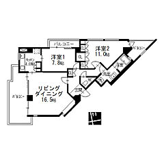 物件の間取り