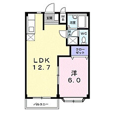 間取図画像 1LDK